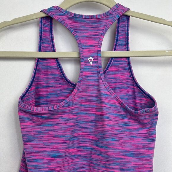 Ivivva pink and blue Racerback athletic tank Girl’s size 12 EUC - Picture 5 of 8